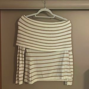 Lilly Pulitzer off the shoulder sweater